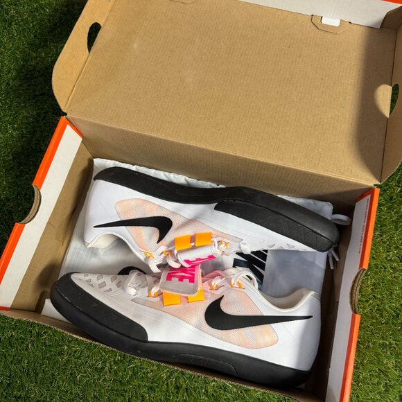 Nike Zoom Rival SD 4 Track & Field White Throwing Shoes Men's 14 685135-102 NEW - Picture 2 of 10